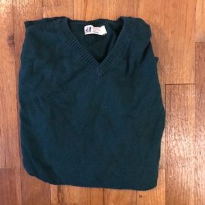 H&M boys green sweater